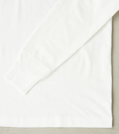 2M06 Good Originals - 6.8oz Vintage Machine 2-Thread Henley - 01 White
