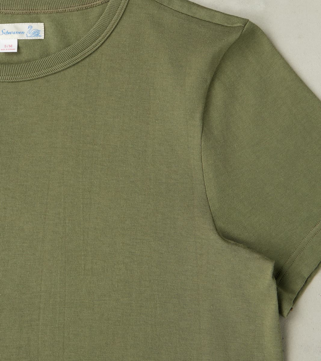 1950s Good Originals - 4.6oz Loopwheeled 1-Thread T-Shirt - 40 Army