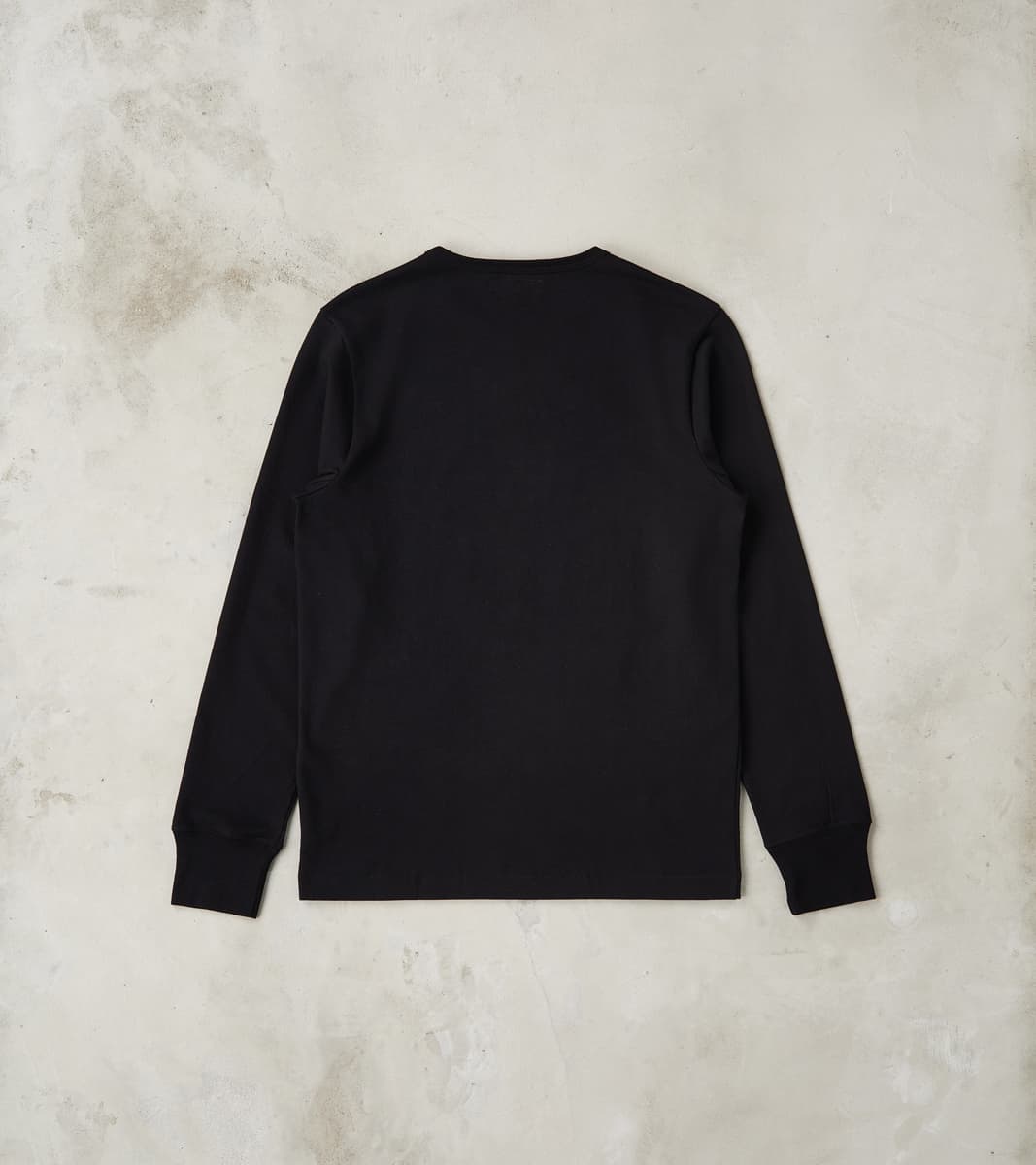 2M15LS Good Originals - 6.8oz Vintage Machine 2-Thread Longsleeve - 99 Deep Black