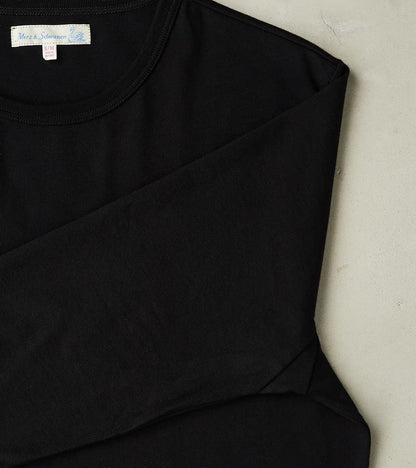 2M15LS Good Originals - 6.8oz Vintage Machine 2-Thread Longsleeve - 99 Deep Black