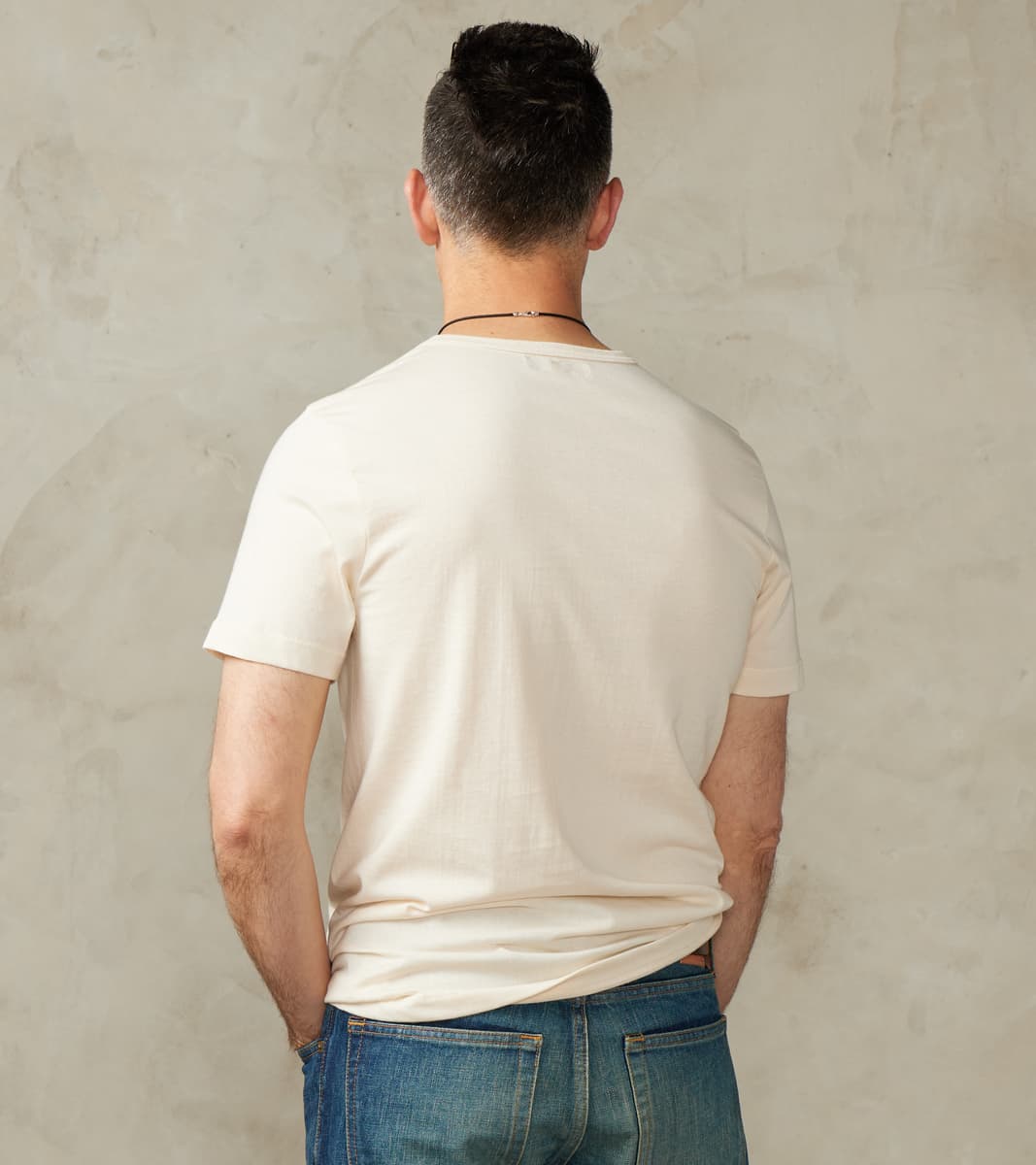 1950s Good Originals - 4.6oz Loopwheeled 1-Thread T-Shirt - 02 Nature