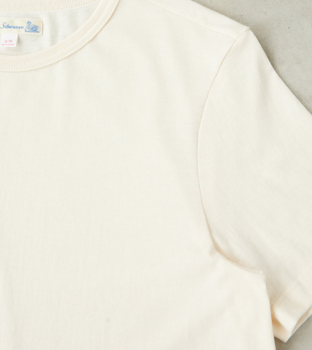 1950s Good Originals - 4.6oz Loopwheeled 1-Thread T-Shirt - 02 Nature