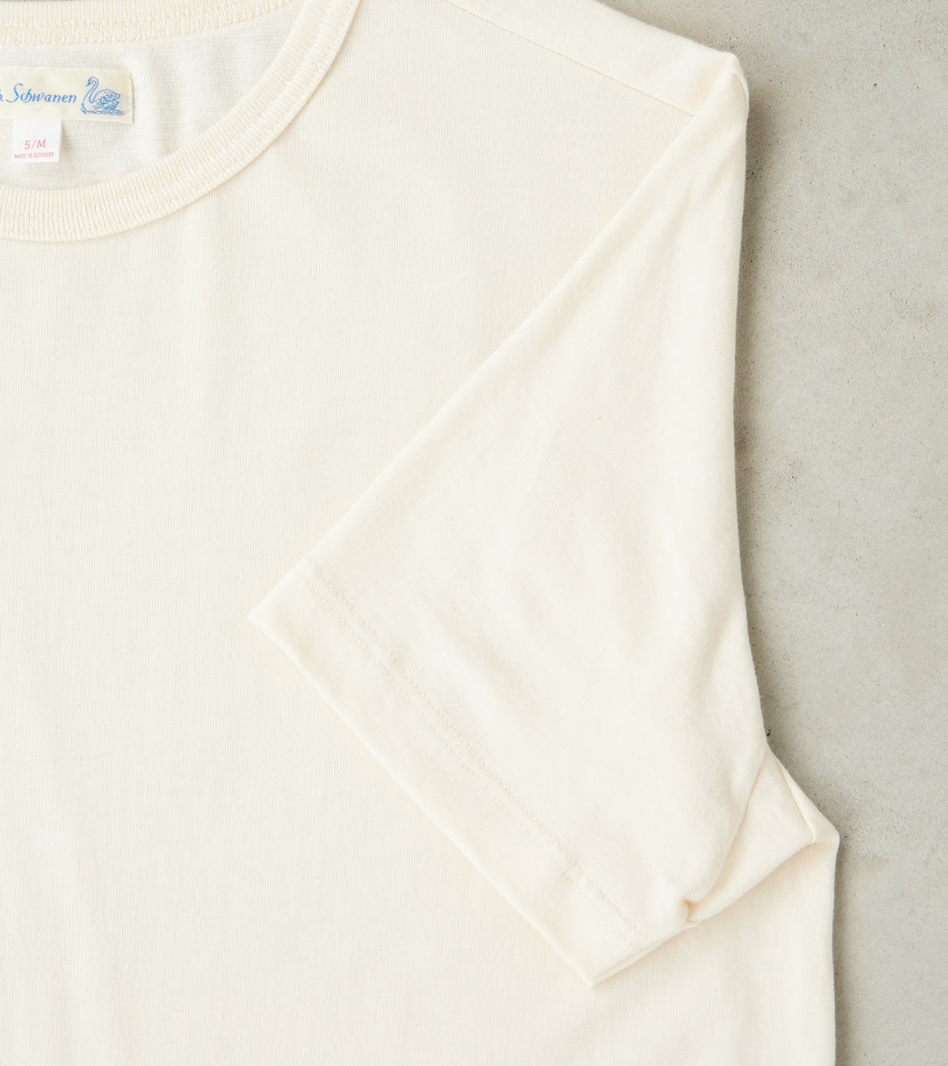 1950s Good Originals - 4.6oz Loopwheeled 1-Thread T-Shirt - 02 Nature