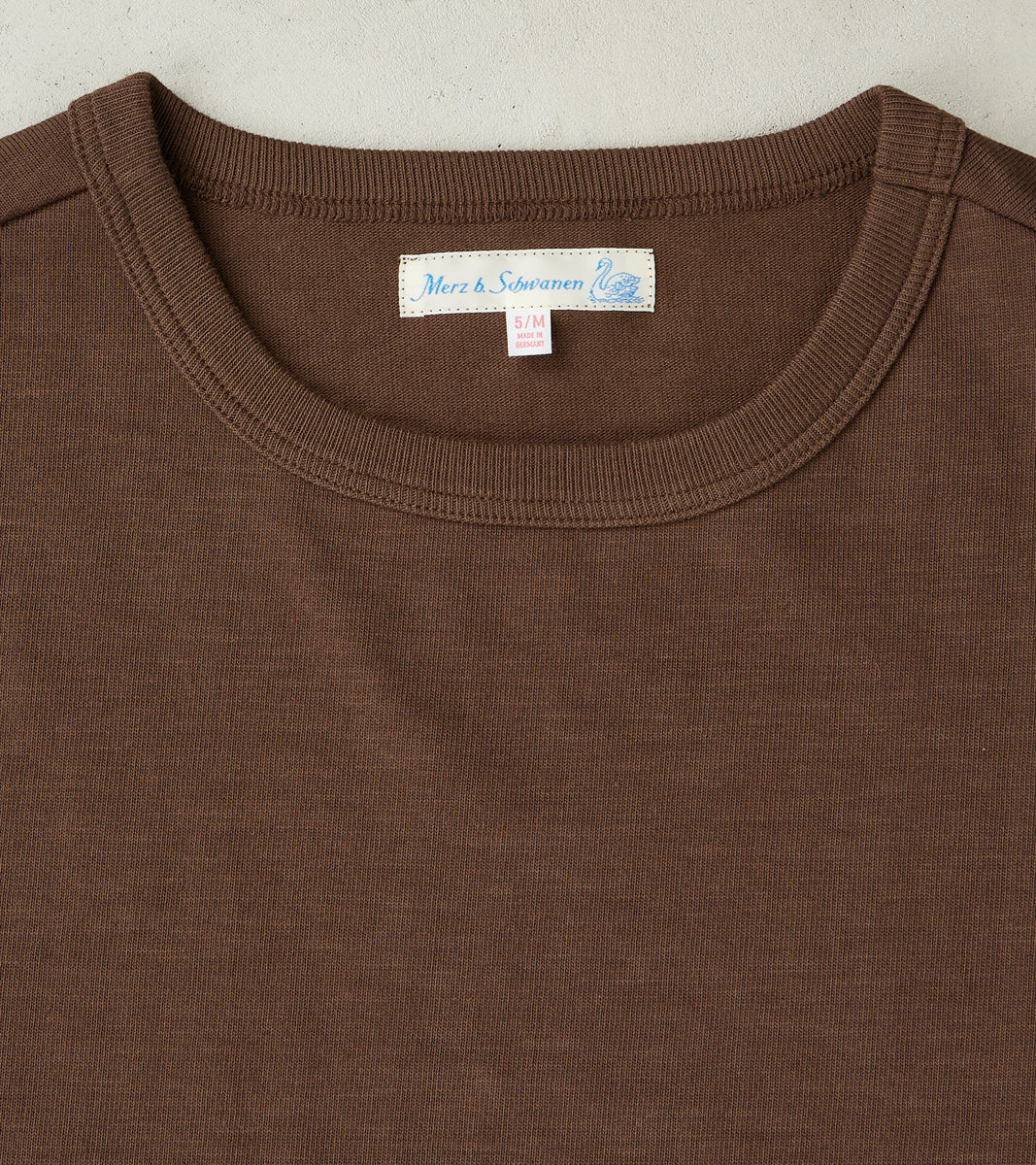 S218 Good Originals - 10.7oz Loopwheeled 2-Thread Heavyweight Longsleeve - 192 Chocolate