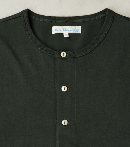 2M06 Good Originals - 6.8oz Vintage Machine 2-Thread Henley - 401 Forest