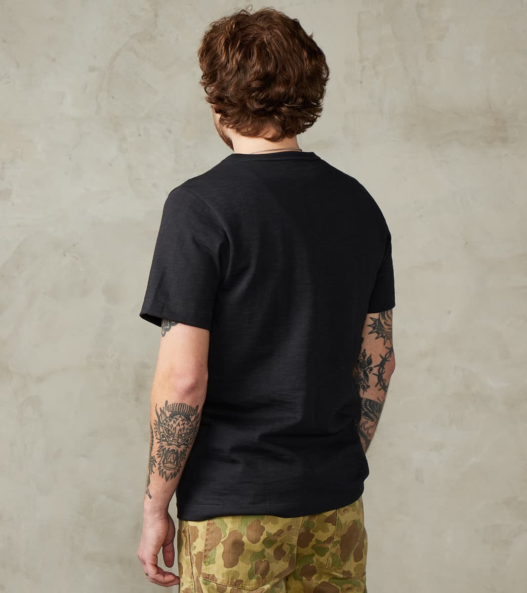 S214 Good Originals - 10.7oz Loopwheeled 2-Thread Heavyweight T-Shirt - 98 Charcoal