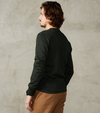 2M06 Good Originals - 6.8oz Vintage Machine 2-Thread Henley - 401 Forest