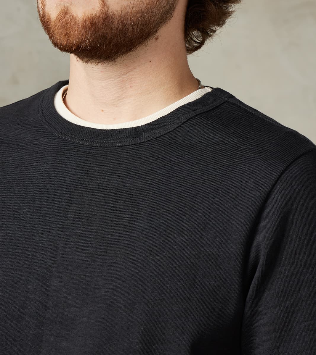S214 Good Originals - 10.7oz Loopwheeled 2-Thread Heavyweight T-Shirt - 98 Charcoal