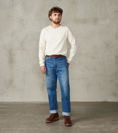 2M15LS Good Originals - 6.8oz Vintage Machine 2-Thread Longsleeve - 02 Nature