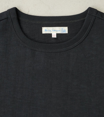 S214 Good Originals - 10.7oz Loopwheeled 2-Thread Heavyweight T-Shirt - 98 Charcoal