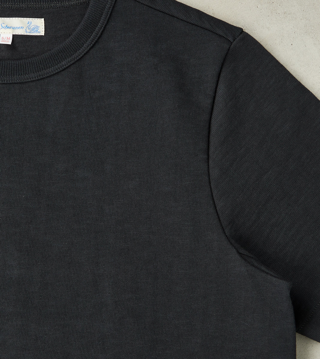 S214 Good Originals - 10.7oz Loopwheeled 2-Thread Heavyweight T-Shirt - 98 Charcoal