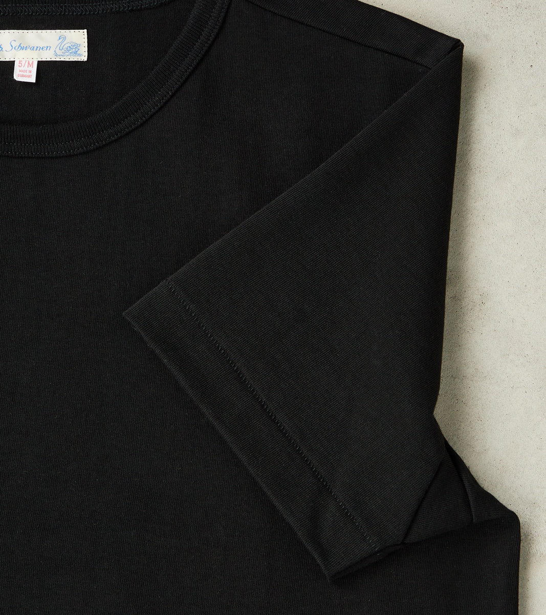 215 Good Originals - 7.2oz Loopwheeled 2-Thread T-Shirt - 99 Deep Black