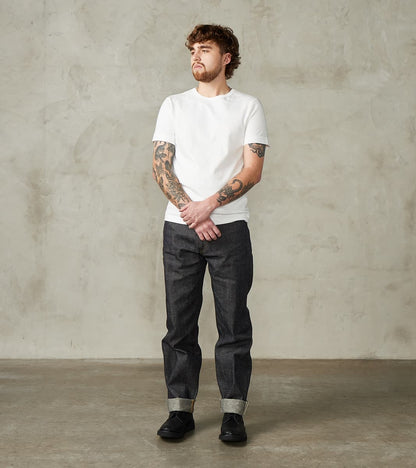 215 Good Originals - 7.2oz Loopwheeled 2-Thread T-Shirt - 01 White
