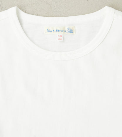 215 Good Originals - 7.2oz Loopwheeled 2-Thread T-Shirt - 01 White