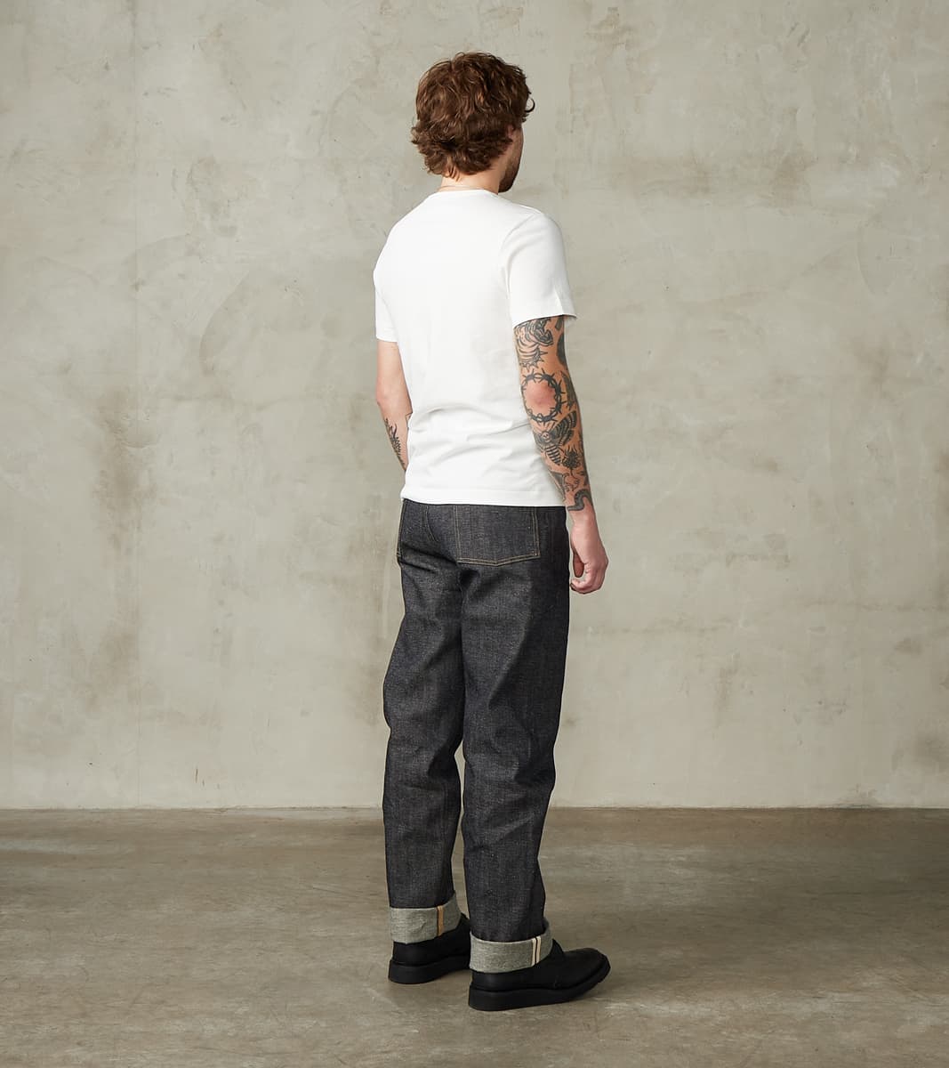 215 Good Originals - 7.2oz Loopwheeled 2-Thread T-Shirt - 01 White