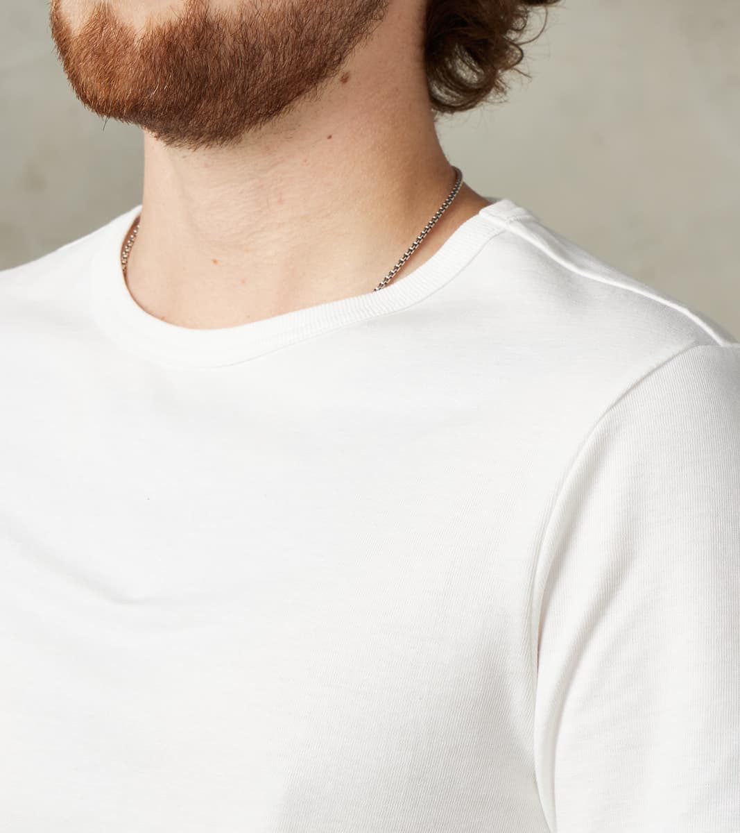 215 Good Originals - 7.2oz Loopwheeled 2-Thread T-Shirt - 01 White