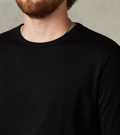 2M15LS Good Originals - 6.8oz Vintage Machine 2-Thread Longsleeve - 99 Deep Black