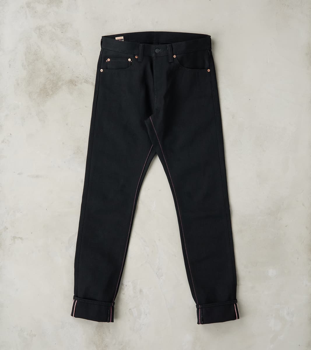 Momotaro Jeans - 0405-B - High Tapered - 15.7oz Black x Black