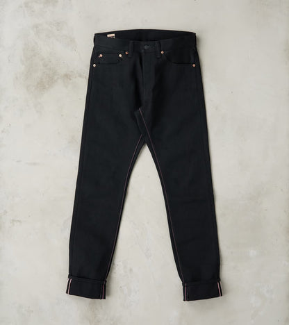 Momotaro Jeans - 0405-B - High Tapered - 15.7oz Black x Black