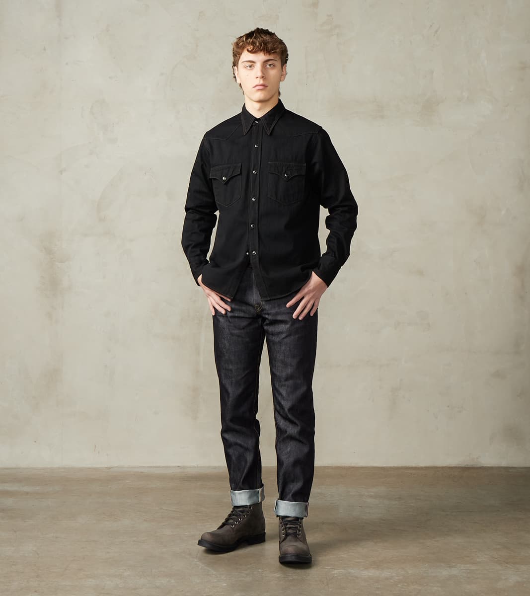 MMJZ0202 - #200 Standard Tapered - 15oz Indigo Cotton x Silk