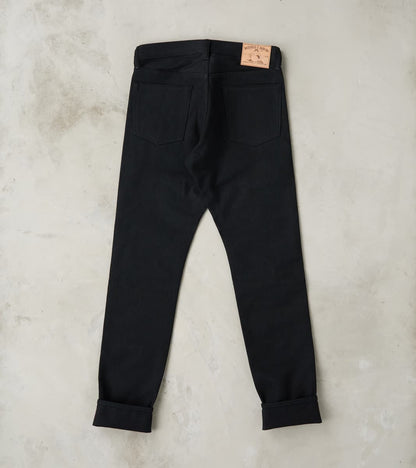 0405-B - High Tapered - 15.7oz Black x Black