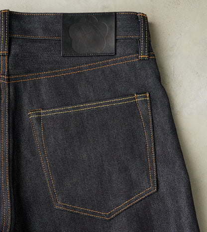 MMJZ0202 - #200 Standard Tapered - 15oz Indigo Cotton x Silk