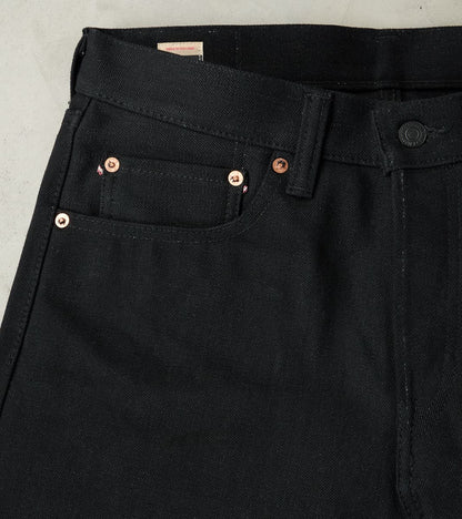 0405-B - High Tapered - 15.7oz Black x Black