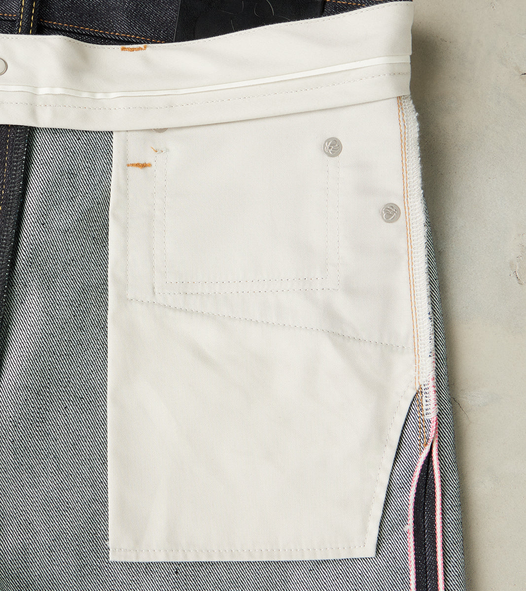 MMJZ0202 - #200 Standard Tapered - 15oz Indigo Cotton x Silk