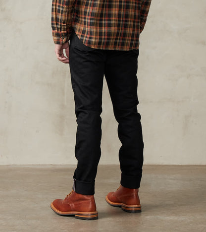 0405-B - High Tapered - 15.7oz Black x Black