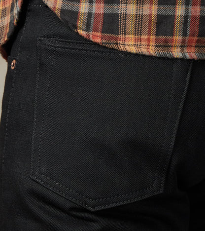 0405-B - High Tapered - 15.7oz Black x Black