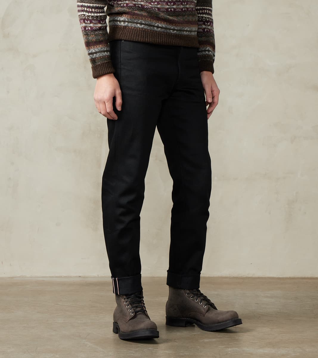Momotaro Jeans MMJZ1200 - #200 Standard Tapered - 14.7oz Black x Black