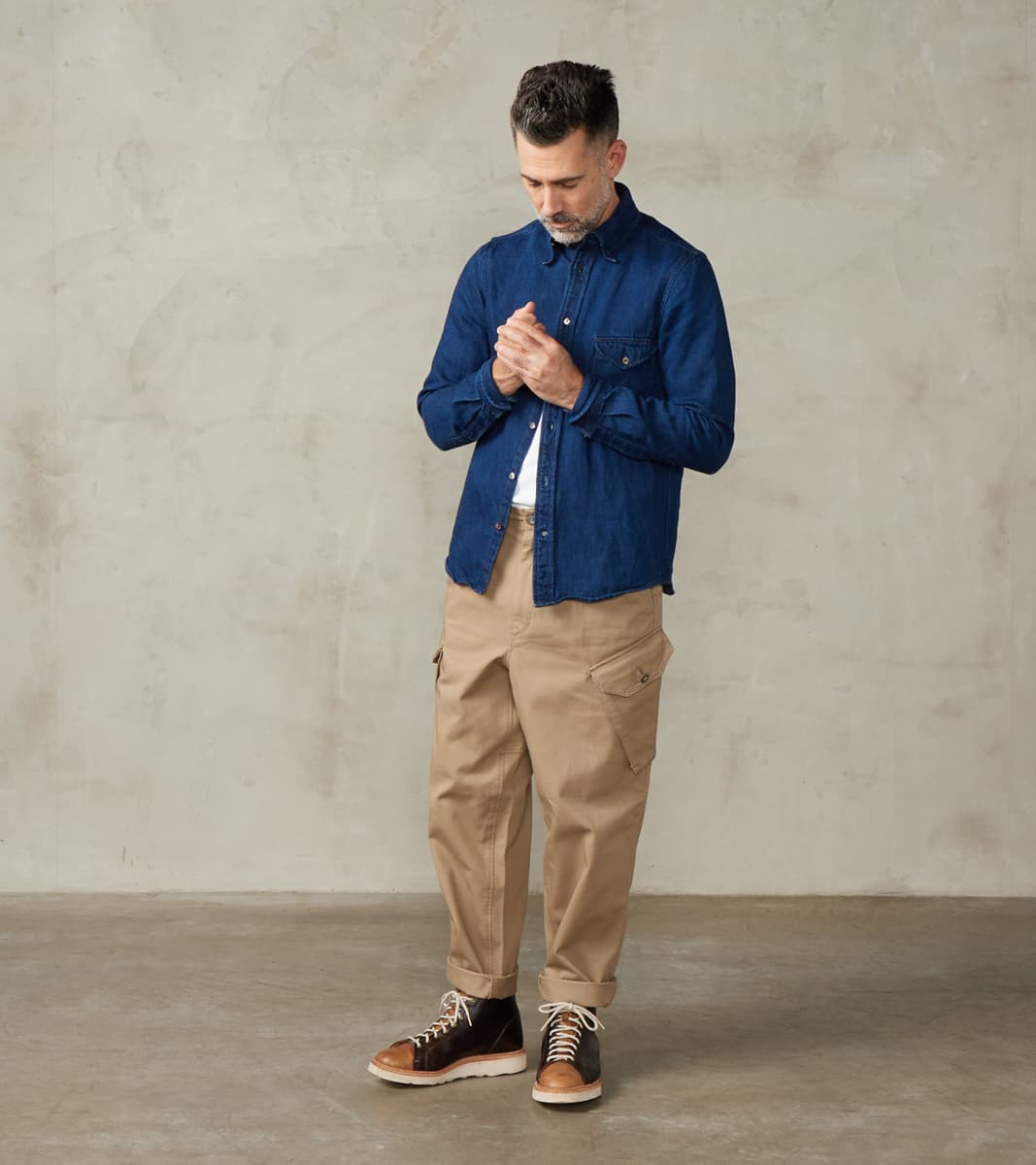 Swiss Army Cargo Trousers - Desert Japanese High Density Twill
