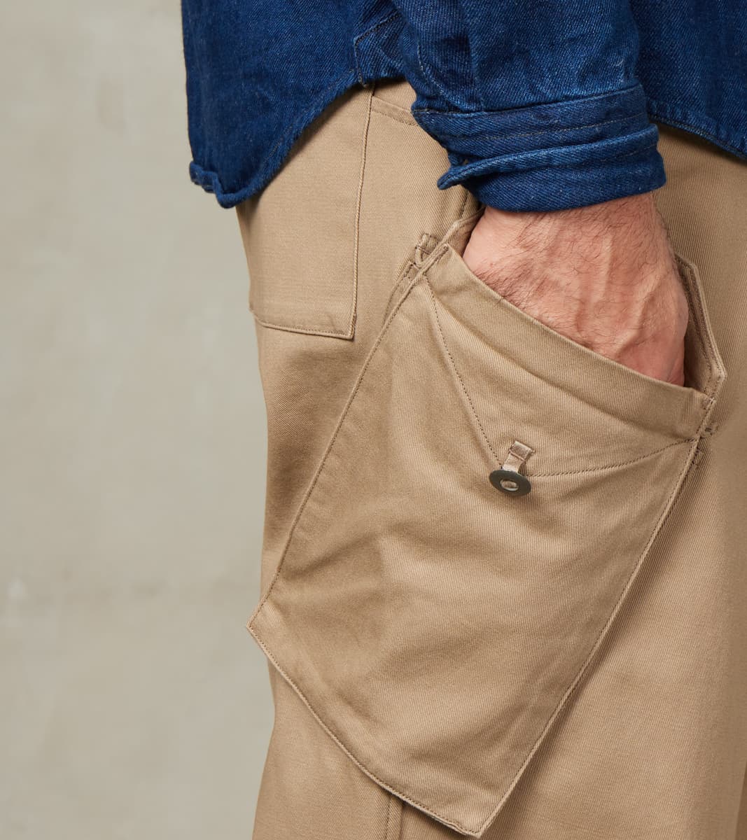 Swiss Army Cargo Trousers - Desert Japanese High Density Twill
