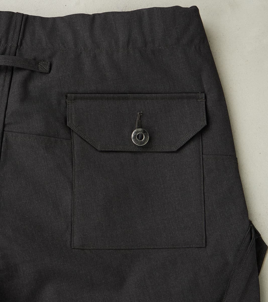 Swiss Army Cargo Trousers - Anthracite Optim® Wool Gabardine
