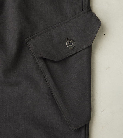 Swiss Army Cargo Trousers - Anthracite Optim® Wool Gabardine