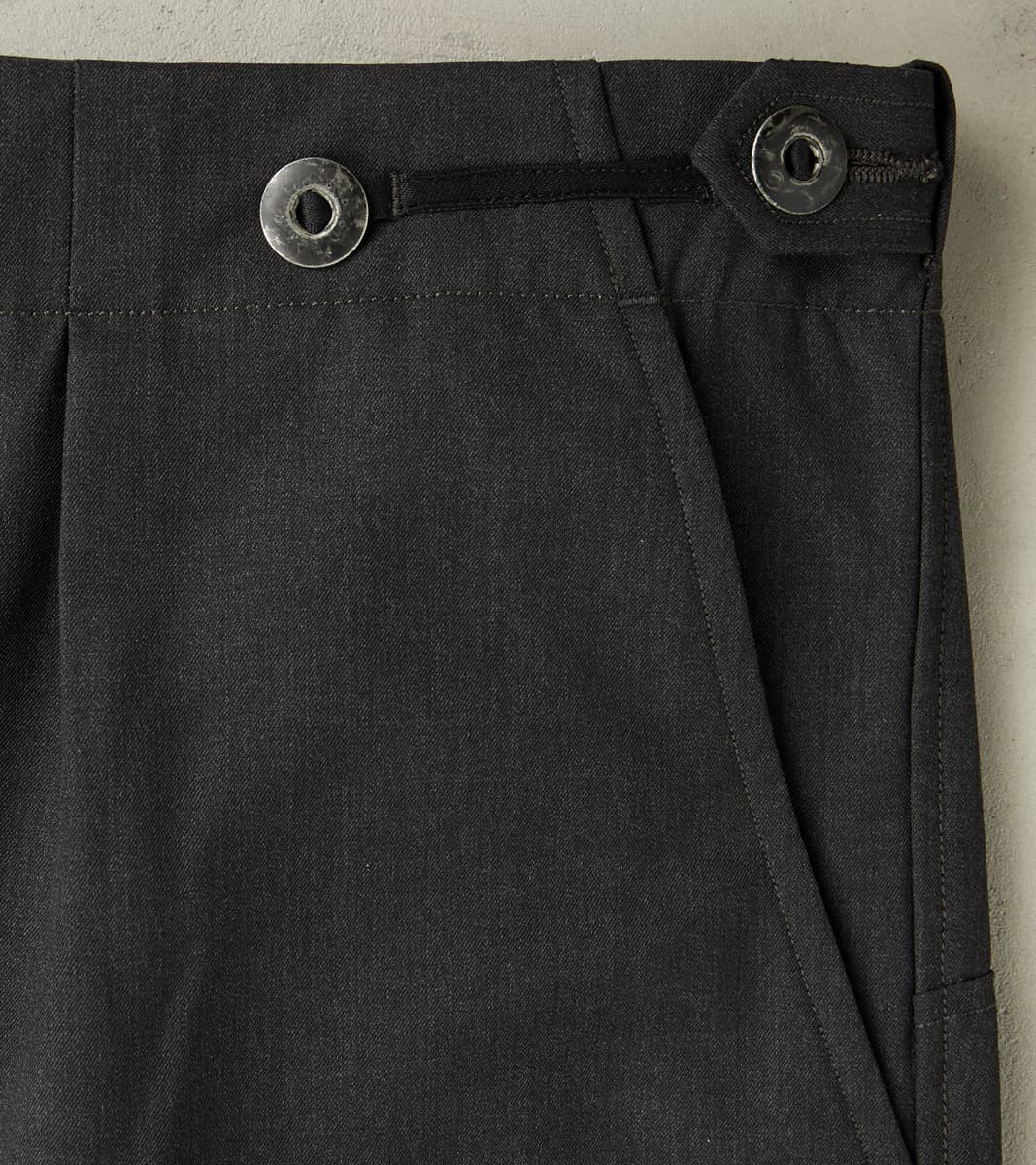 Swiss Army Cargo Trousers - Anthracite Optim® Wool Gabardine