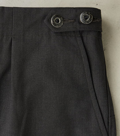 Swiss Army Cargo Trousers - Anthracite Optim® Wool Gabardine
