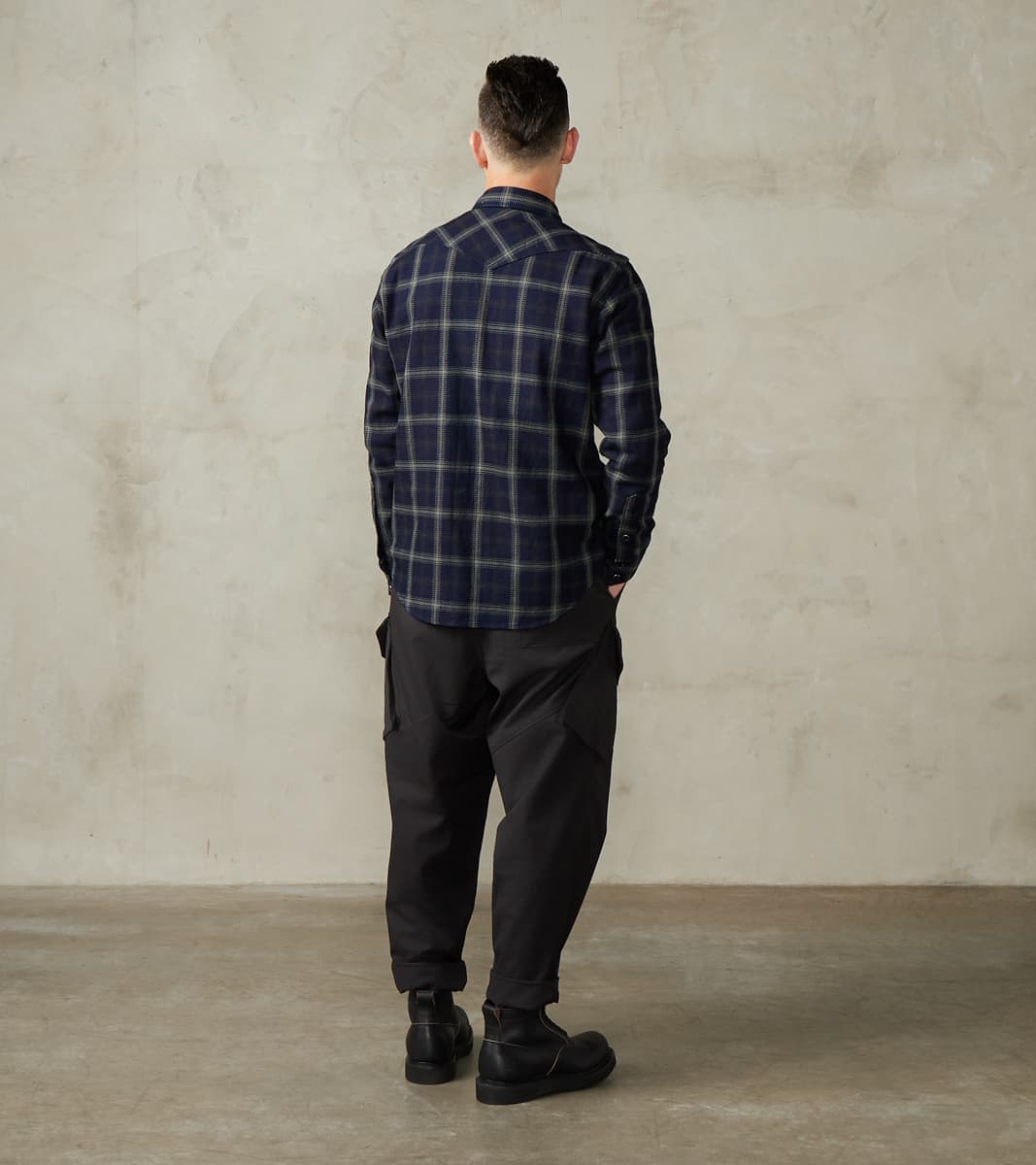 Swiss Army Cargo Trousers - Anthracite Optim® Wool Gabardine