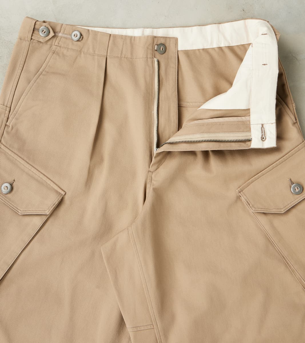 Swiss Army Cargo Trousers - Desert Japanese High Density Twill