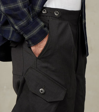 Swiss Army Cargo Trousers - Anthracite Optim® Wool Gabardine