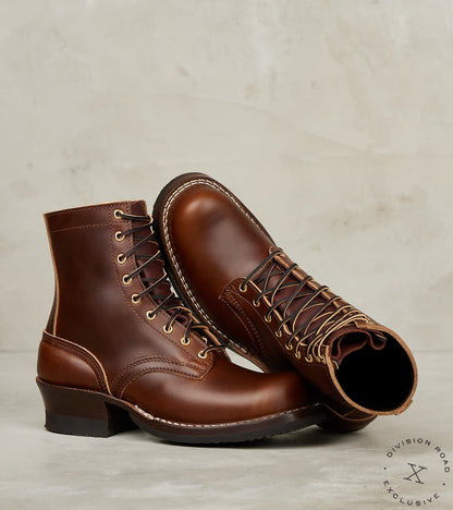 Western Rockabilly Boot - 11067 - Dr. Sole Split Supergrip - Horween Cognac Shackleton