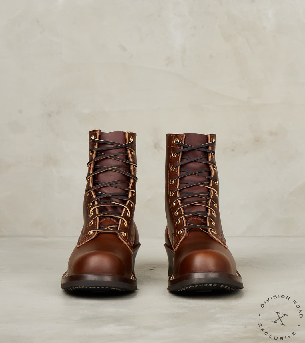 Western Rockabilly Boot - 11067 - Dr. Sole Split Supergrip - Horween Cognac Shackleton