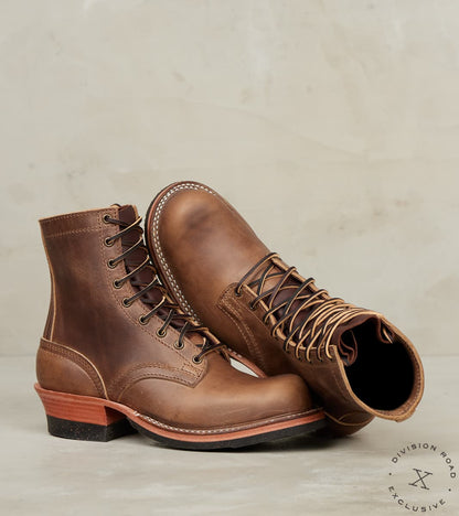 Western Rockabilly Boot - 11067 - Dr. Sole Split Supergrip Cork - Horween Natural Predator