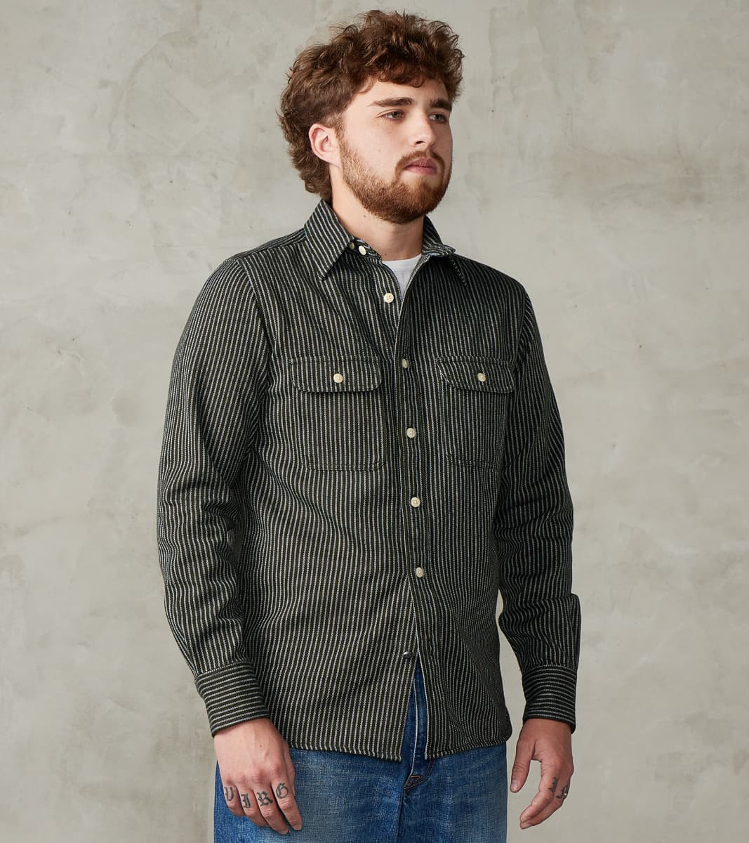 Original Madras Trading Co. x Division Road No.248 DR Field Pocket Utility Shirt …
