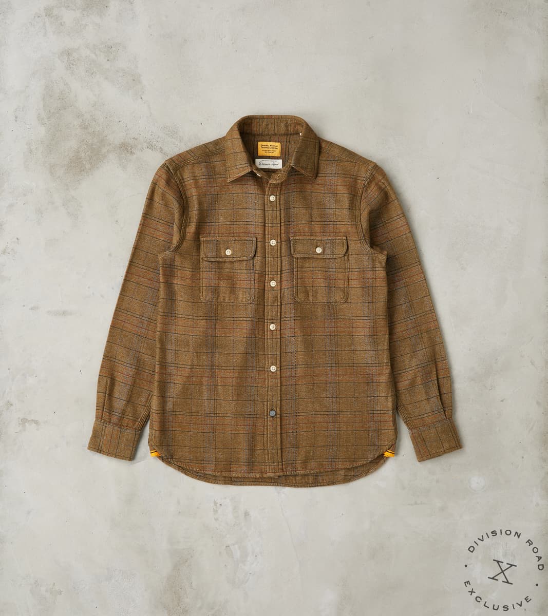 Original Madras Trading Co. x Division Road No.248 DR Field Pocket Utility Shirt …