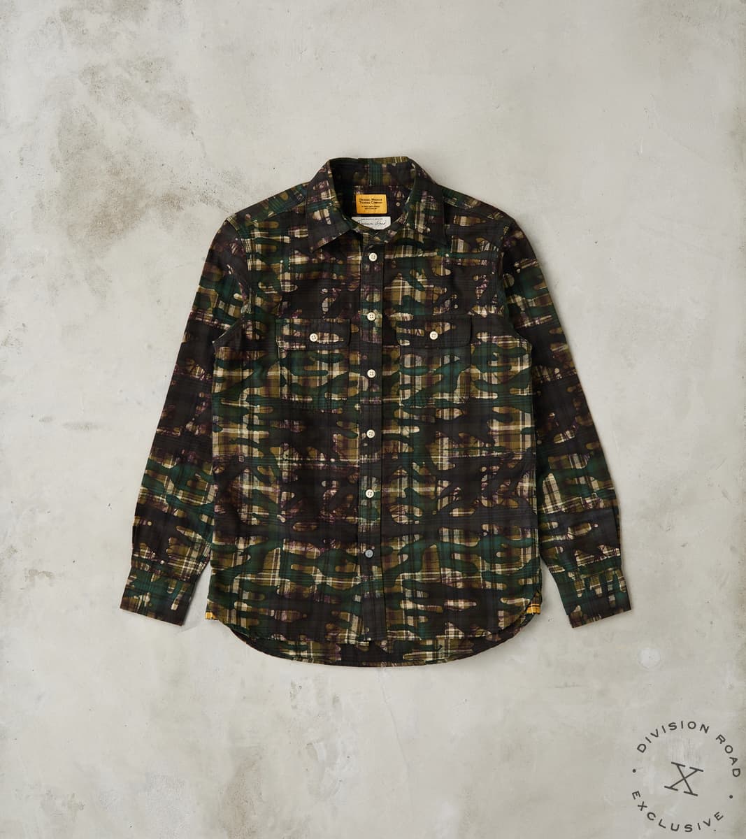 Original Madras Trading Co. x Division Road No.248 DR Field Pocket Utility Shirt …