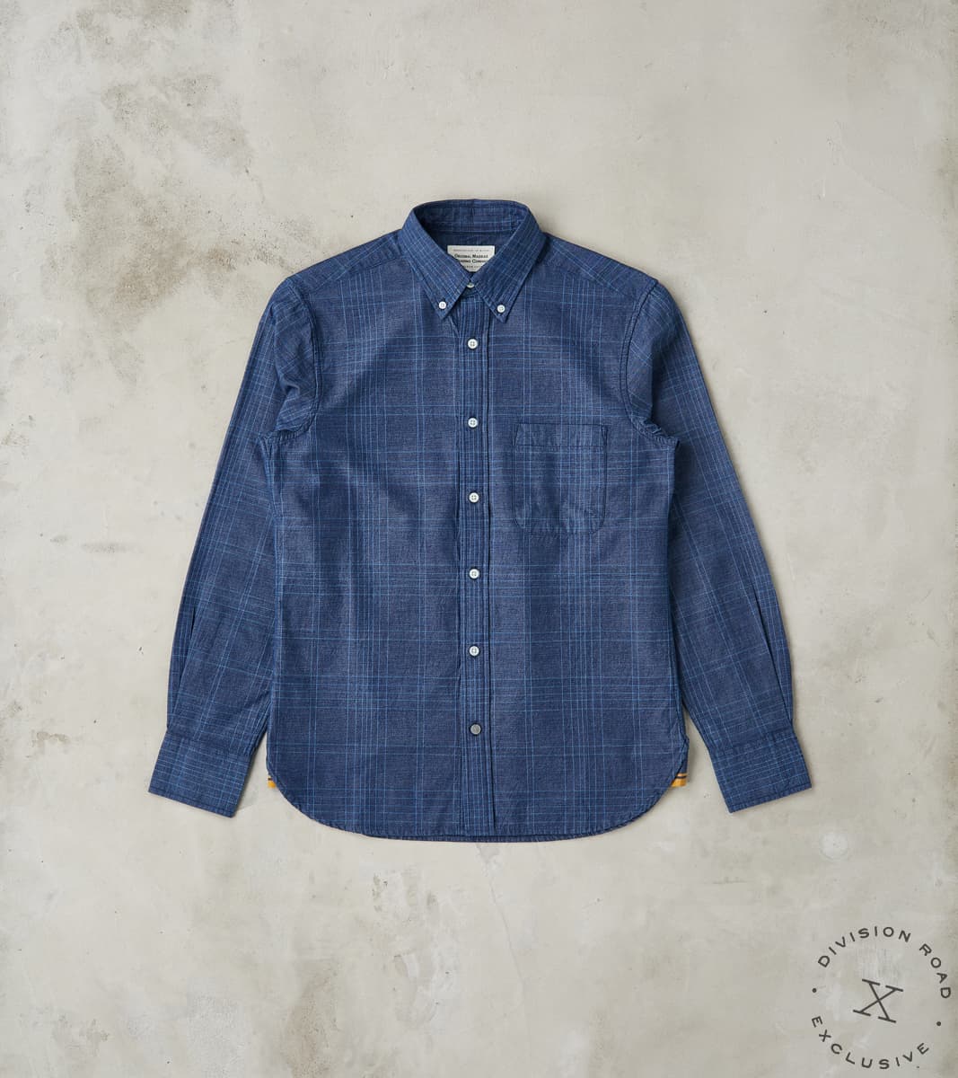 Original Madras Trading Co. x Division Road No.5 Classic Button Down - Handwoven …