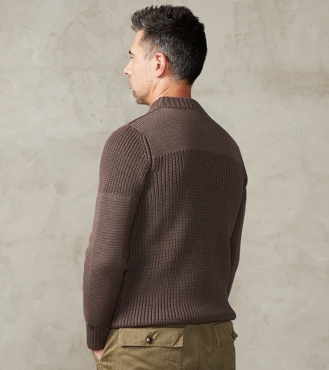 Robust Crewneck - Terra Magma Brown
