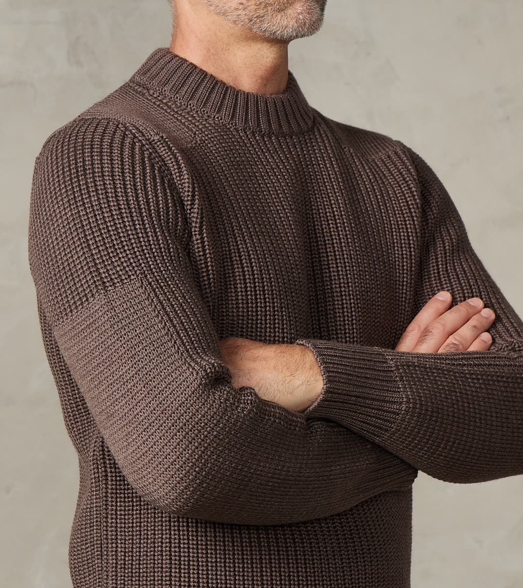 Robust Crewneck - Terra Magma Brown