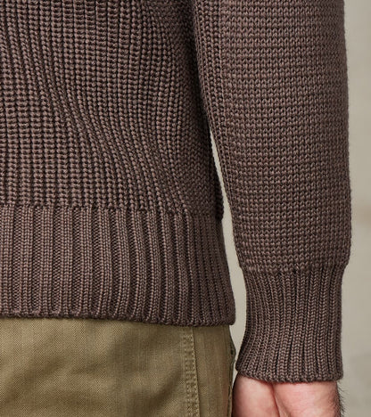 Robust Crewneck - Terra Magma Brown